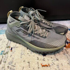 Nike M's React Pegasus Trail 4 Gore-Tex Waterproof Trail Runners, Olive, US 11